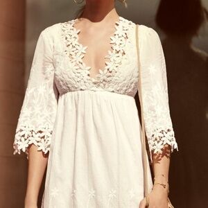 Betsy Johnson Floral Lace Trim